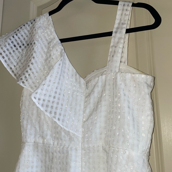 White Ruffle Dress - Picture 7 of 11